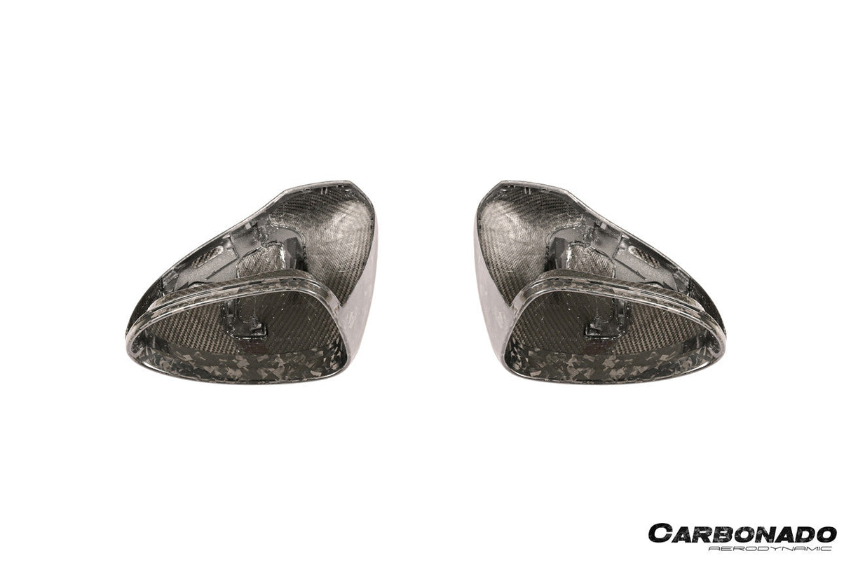 2017-2025 Porsche Panamera 971.1 971.2 976 OEM Style Autoclave Carbon Fiber Mirror Housing Replacement | Fits S, 4S, GTS, Turbo, Turbo S, E‑Hybrid, SportTurismo LHD
