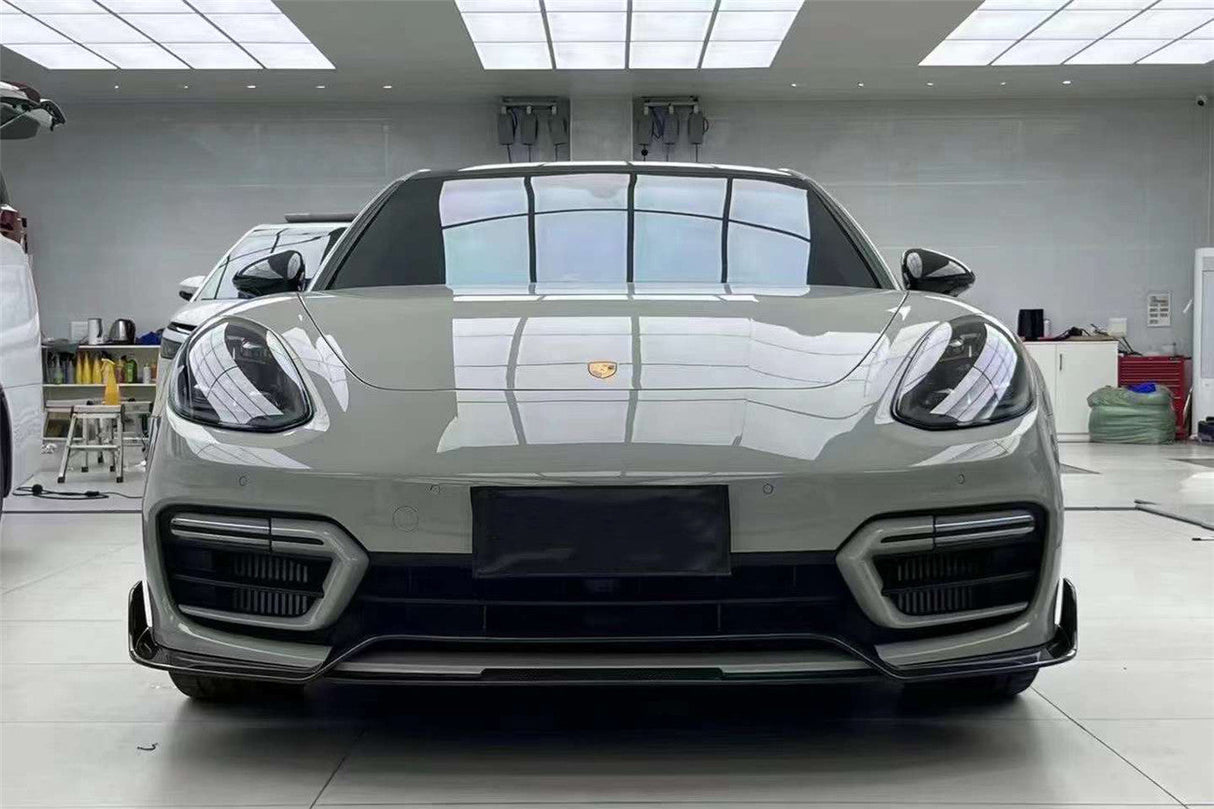 2017-2023 Porsche Panamera 971 GTS KDA Style Dry Carbon Fiber Front Lip