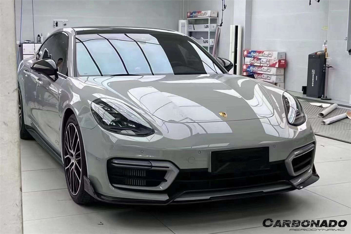 2017-2023 Porsche Panamera 971 GTS KDA Style Dry Carbon Fiber Front Lip