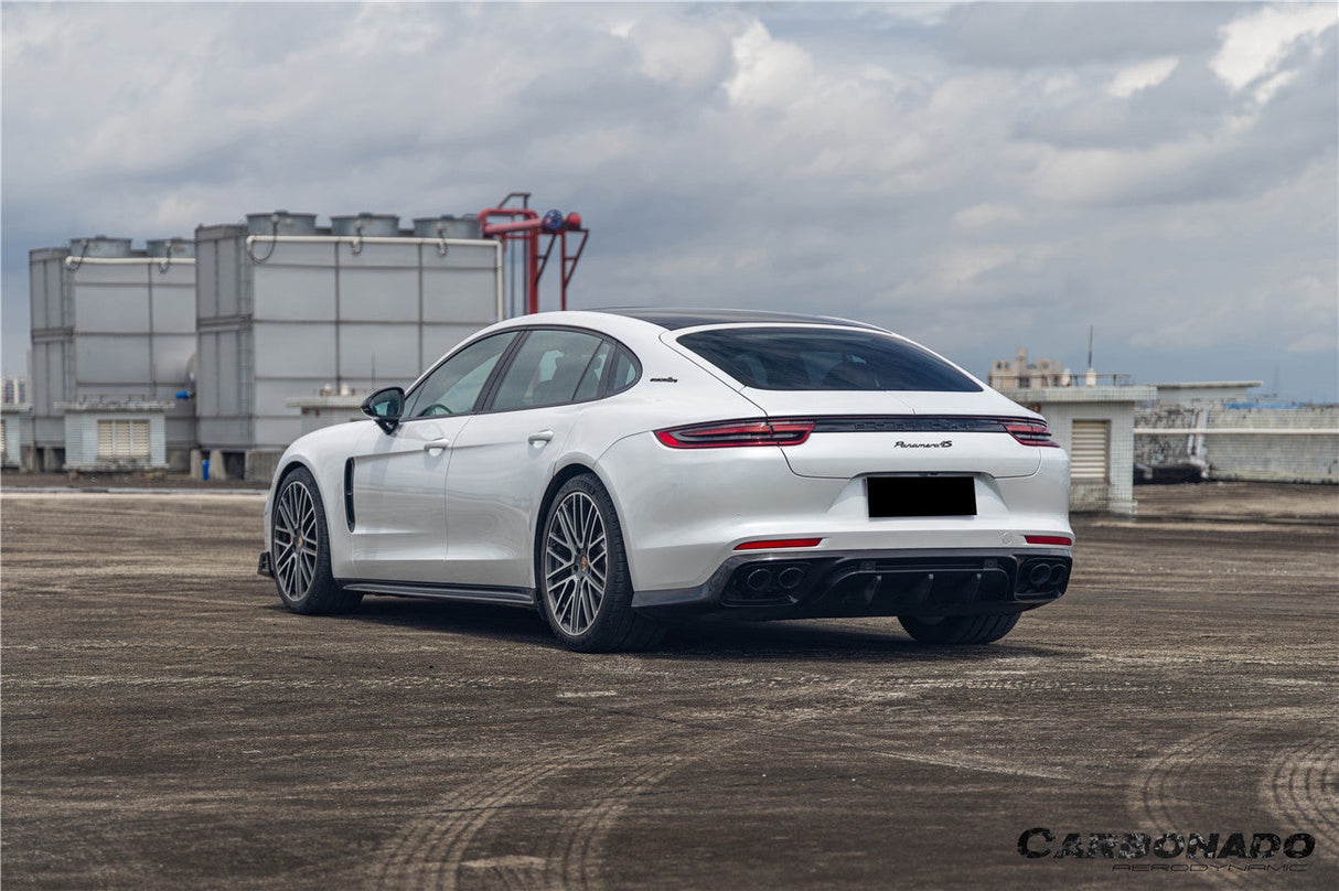 2017-2023 Porsche Panamera 971 KDA Style Dry Carbon Fiber Rear Diffuser