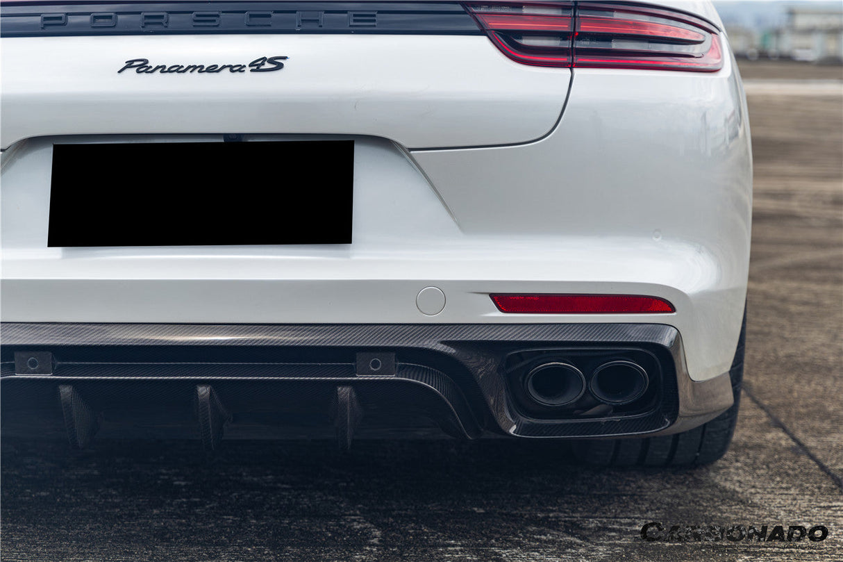 2017-2023 Porsche Panamera 971 KDA Style Dry Carbon Fiber Rear Diffuser