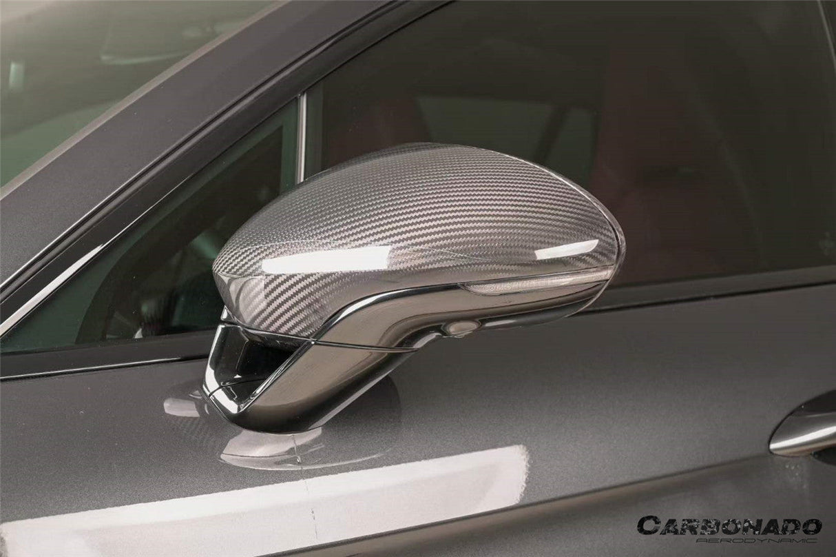 2017-2025 Porsche Panamera 971.1 971.2 976 OEM Style Autoclave Carbon Fiber Mirror Housing Replacement | Fits S, 4S, GTS, Turbo, Turbo S, E‑Hybrid, SportTurismo LHD