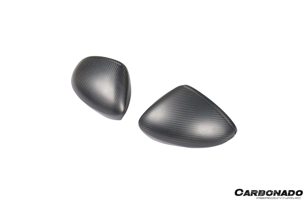2017-2025 Porsche Panamera 971.1 971.2 976 OEM Style Autoclave Carbon Fiber Mirror Housing Replacement | Fits S, 4S, GTS, Turbo, Turbo S, E‑Hybrid, SportTurismo LHD