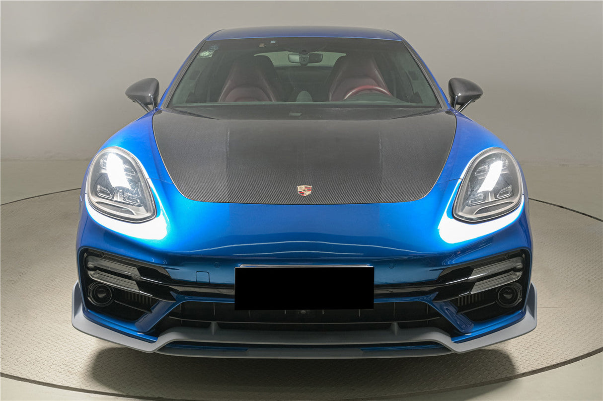 2017-2023 Porsche Panamera 971 4S | Turbo | GTS OEM Style Dry Carbon Fiber Hood