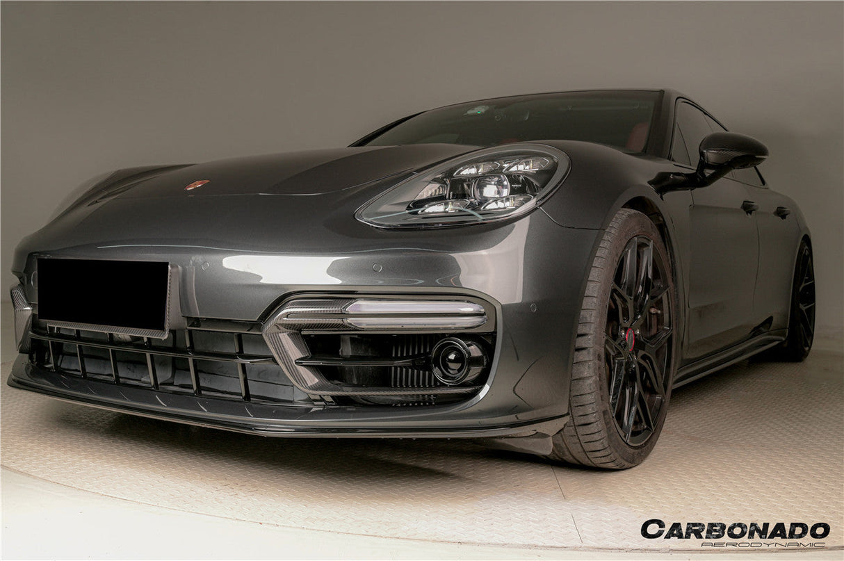 2017-2023 Porsche Panamera 971 SD GTS OEM Style Dry Carbon Fiber Front Bumper Air Vent