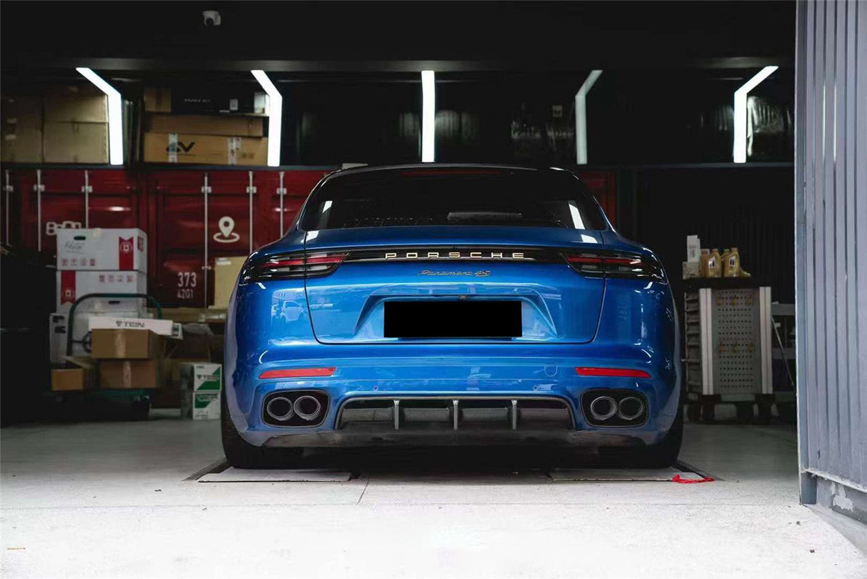 2017-2023 Porsche Panamera 971 SD KDA Style Dry Carbon Fiber Rear Diffuser