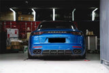 2017-2023 Porsche Panamera 971 SD KDA Style Dry Carbon Fiber Rear Diffuser
