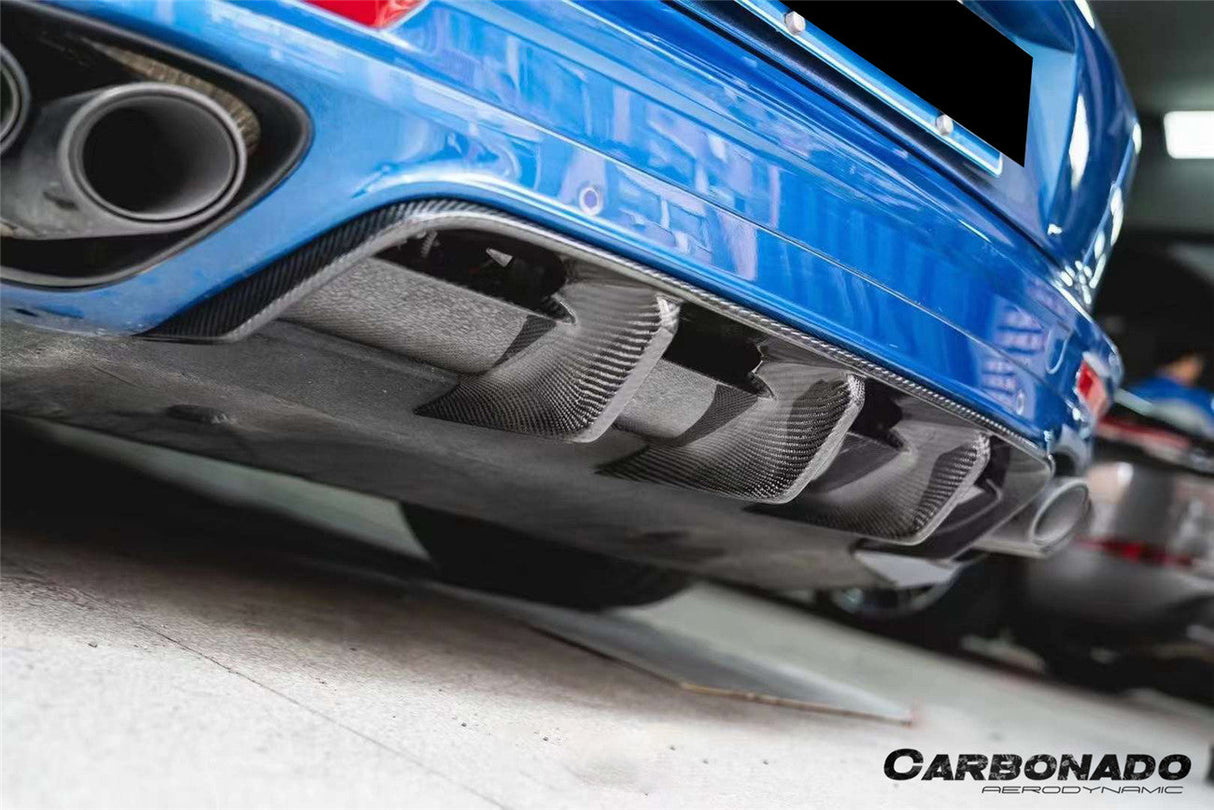 2017-2023 Porsche Panamera 971 SD KDA Style Dry Carbon Fiber Rear Diffuser