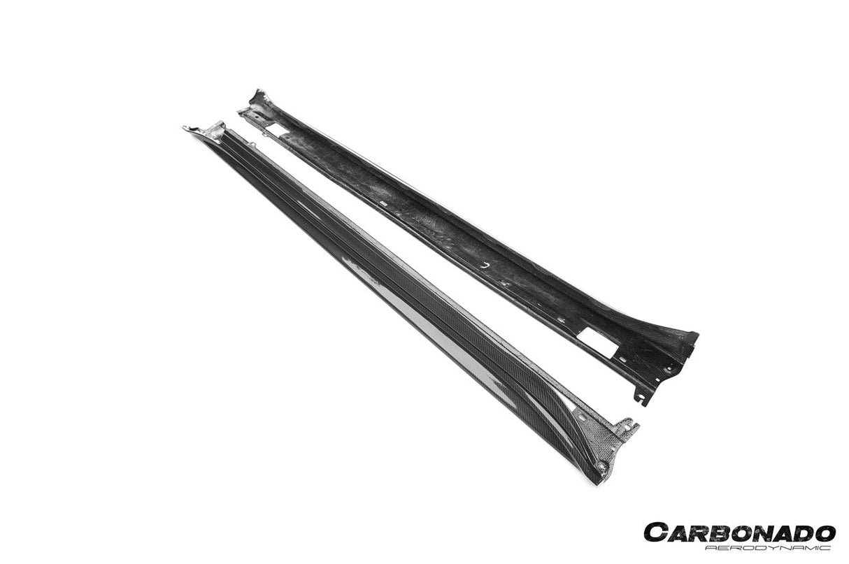 2017-2023 Porsche Panamera 971 SD Style Dry Carbon Fiber Side Skirts