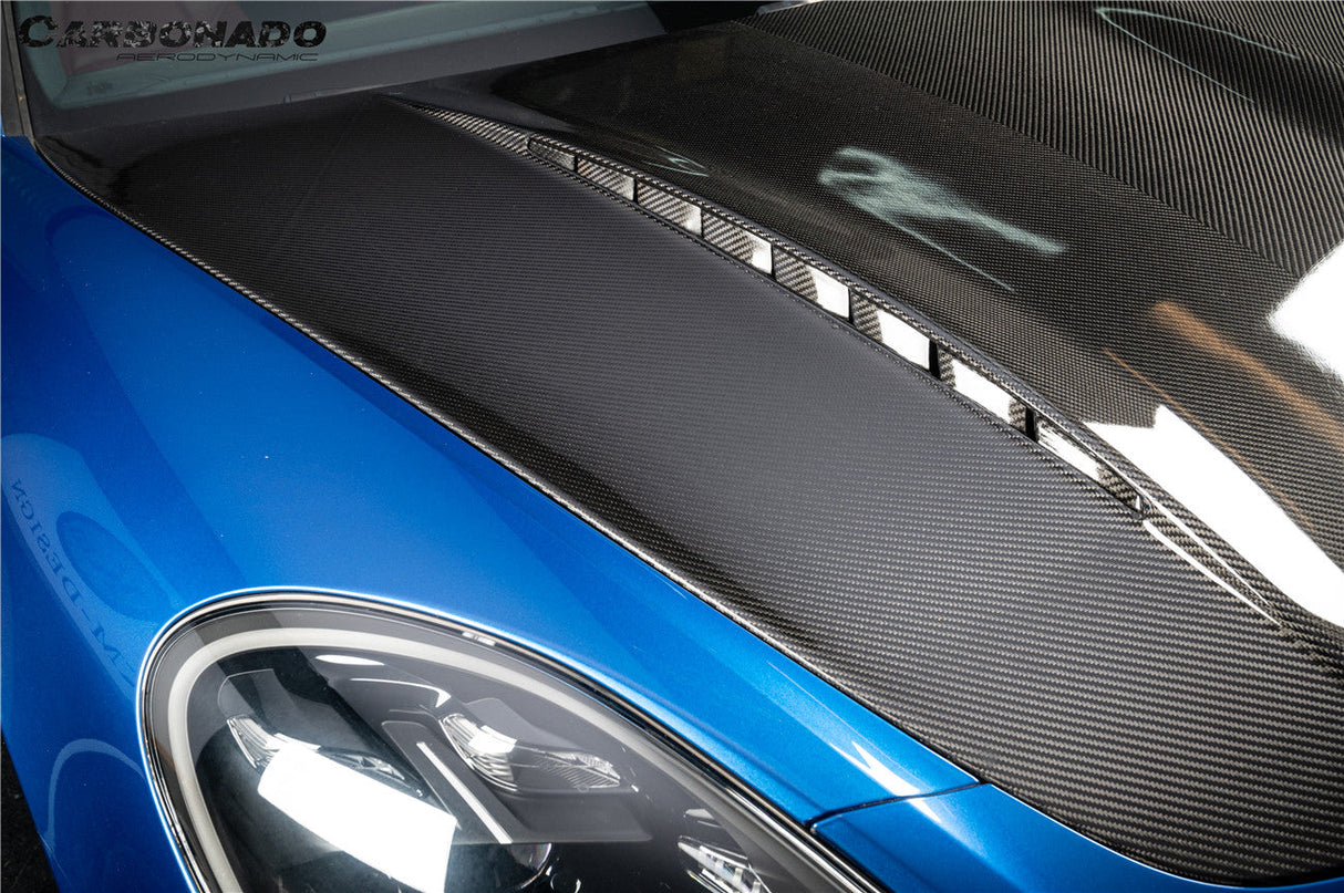 2017-2023 Porsche Panamera 971 4S    Turbo    SD    GTS TP Style Dry Carbon Fiber Hood