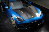 2017-2023 Porsche Panamera 971 4S    Turbo    SD    GTS TP Style Dry Carbon Fiber Hood