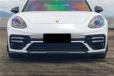 2017-2023 Porsche Panamera 971 Turbo S KDA Style Dry Carbon Fiber Front Lip