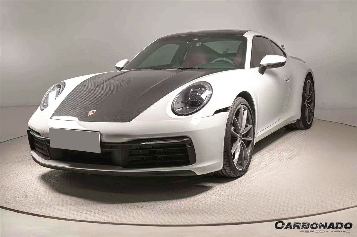 2019-2024 Porsche 911 992 Carrera   Targa    Cabriolet    Turbo OE Style Dry Carbon Fiber Hood