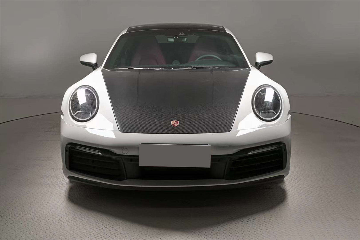 2019-2024 Porsche 911 992 Carrera   Targa    Cabriolet    Turbo OE Style Dry Carbon Fiber Hood