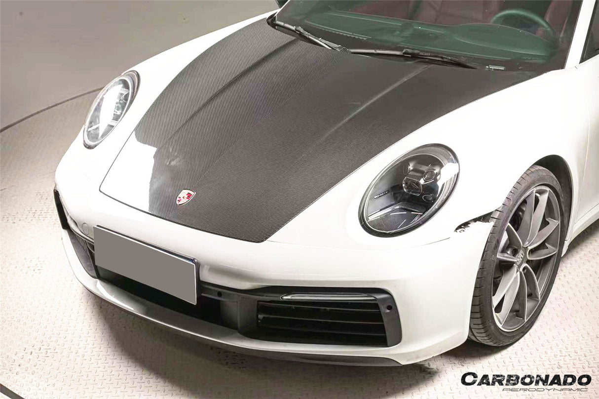 2019-2024 Porsche 911 992 Carrera   Targa    Cabriolet    Turbo OE Style Dry Carbon Fiber Hood