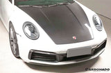 2019-2024 Porsche 911 992 Carrera   Targa    Cabriolet    Turbo OE Style Dry Carbon Fiber Hood