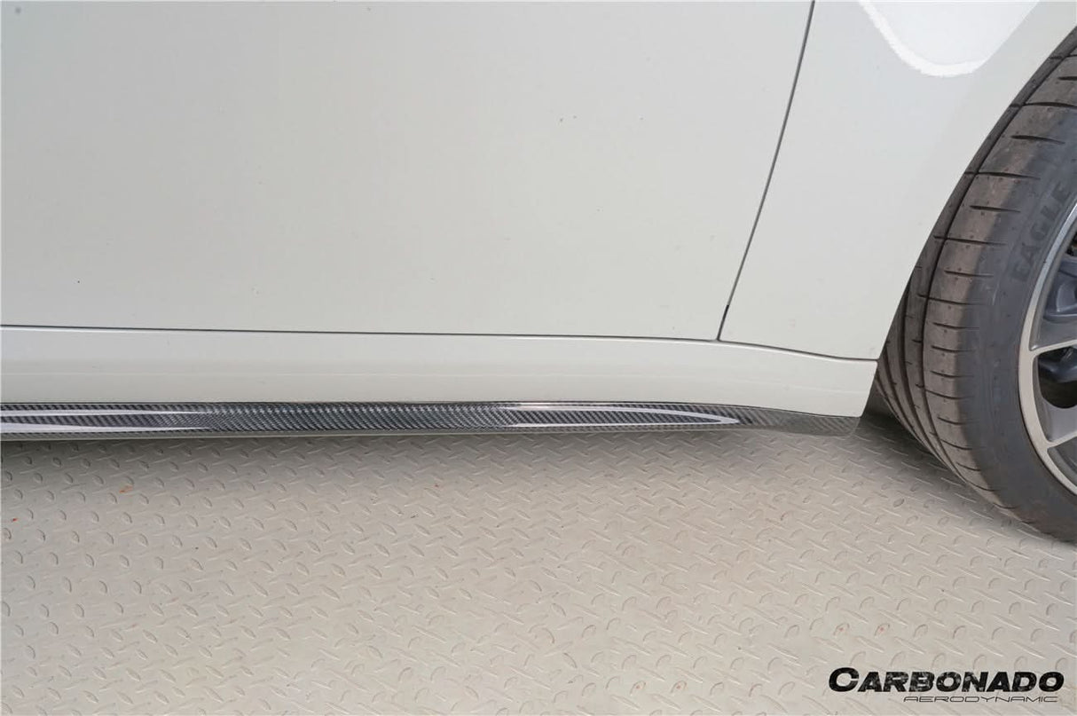 2019-2024 Porsche 911 992 Carrera    Cabriolet Convert Turbo SD Style Dry Carbon Fiber Side Skirts