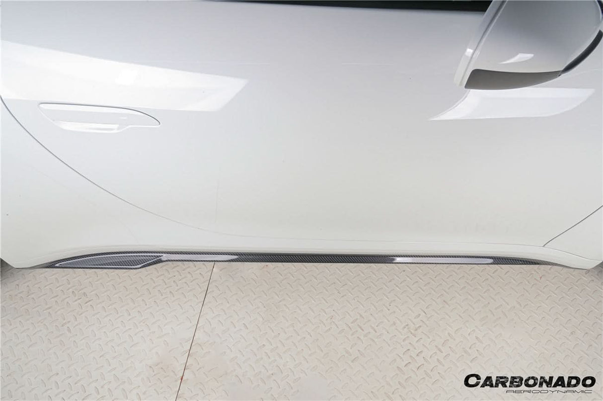 2019-2024 Porsche 911 992 Carrera    Cabriolet Convert Turbo SD Style Dry Carbon Fiber Side Skirts