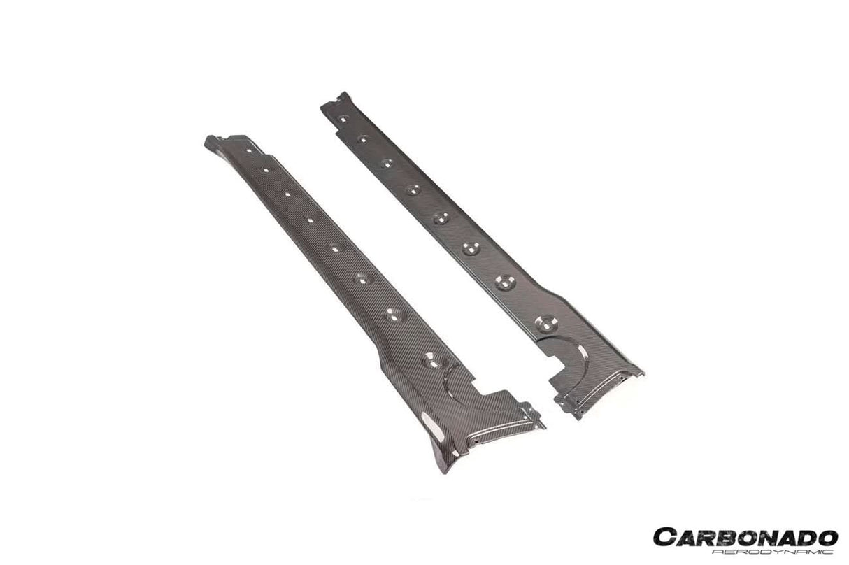 2019-2024 Porsche 911 992 Carrera    Cabriolet Convert Turbo SD Style Dry Carbon Fiber Side Skirts