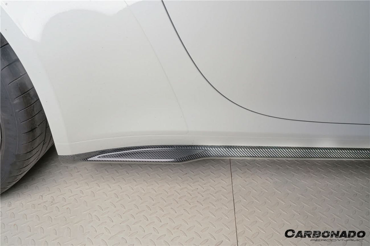 2019-2024 Porsche 911 992 Carrera    Cabriolet Convert Turbo SD Style Dry Carbon Fiber Side Skirts