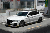 2016-2023 BMW 5 Series G38 M-tech AD Style Dry Carbon Fiber Side Skirts