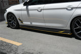 2016-2023 BMW 5 Series G38 M-tech AD Style Dry Carbon Fiber Side Skirts