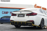 2016-2023 BMW 5 Series G30 G38 M-tech AD Style Dry Carbon Fiber Trunk Spoiler
