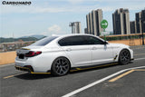2016-2023 BMW 5 Series G38 M-tech AD Style Dry Carbon Fiber Side Skirts