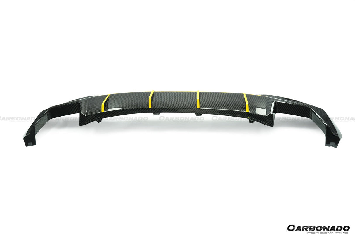 2020-2023 BMW 5 Series G30 G38 M-tech AD Style Dry Carbon Fiber Rear Diffuser Lip