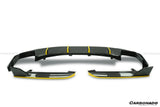 2020-2023 BMW 5 Series G30 G38 M-tech AD Style Dry Carbon Fiber Rear Diffuser Lip