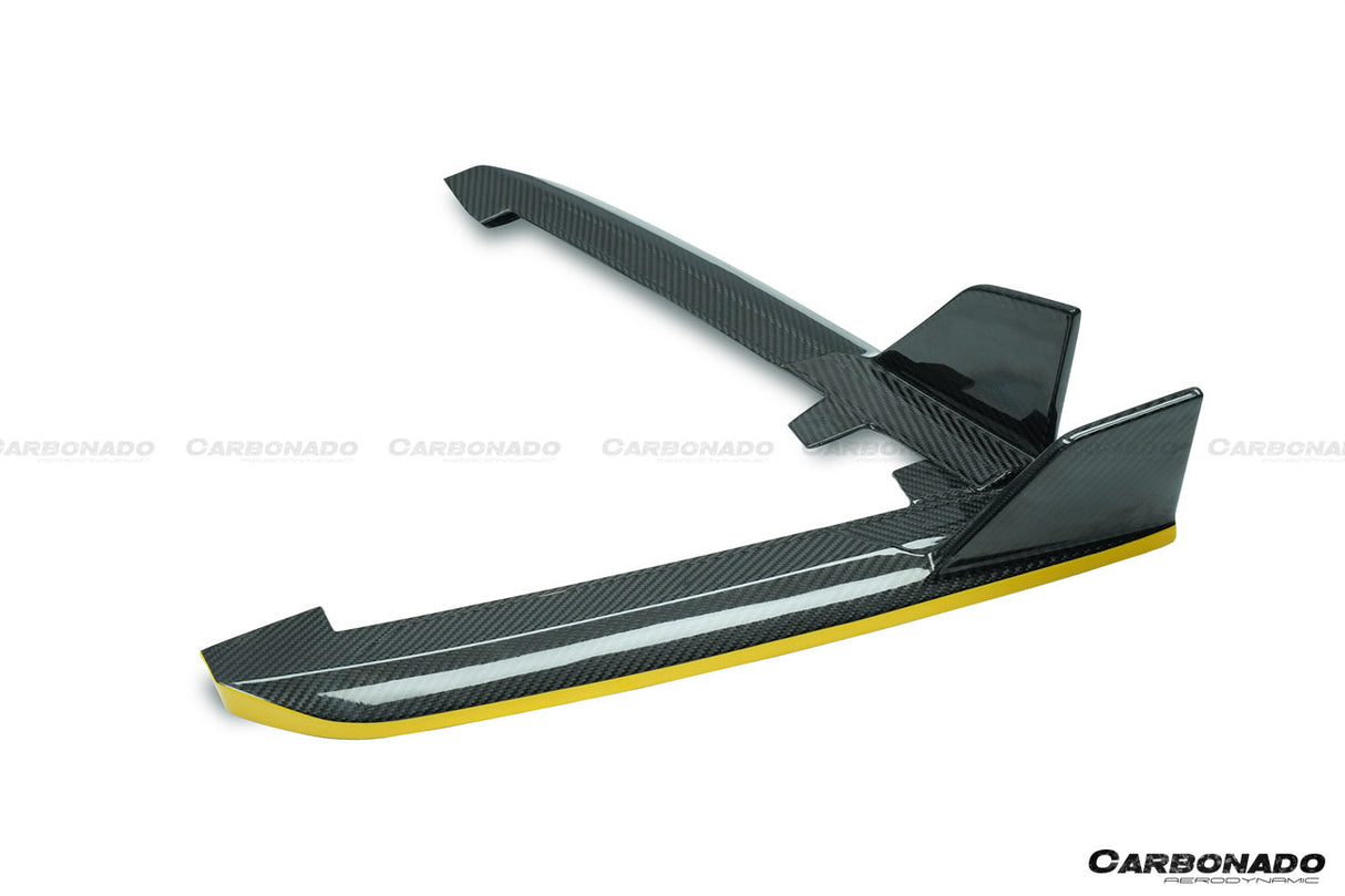 2020-2023 BMW 5 Series G30 G38 M-tech AD Style Dry Carbon Fiber Rear Diffuser Lip