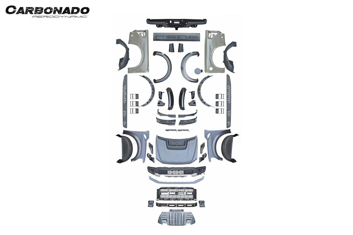 2021-2023 Ford F150 Lobo Raptor Style Full Wide body kit
