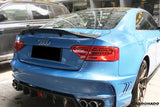 2009-2015 Audi A5 Coupe RT Style Carbon Fiber Trunk Spoiler