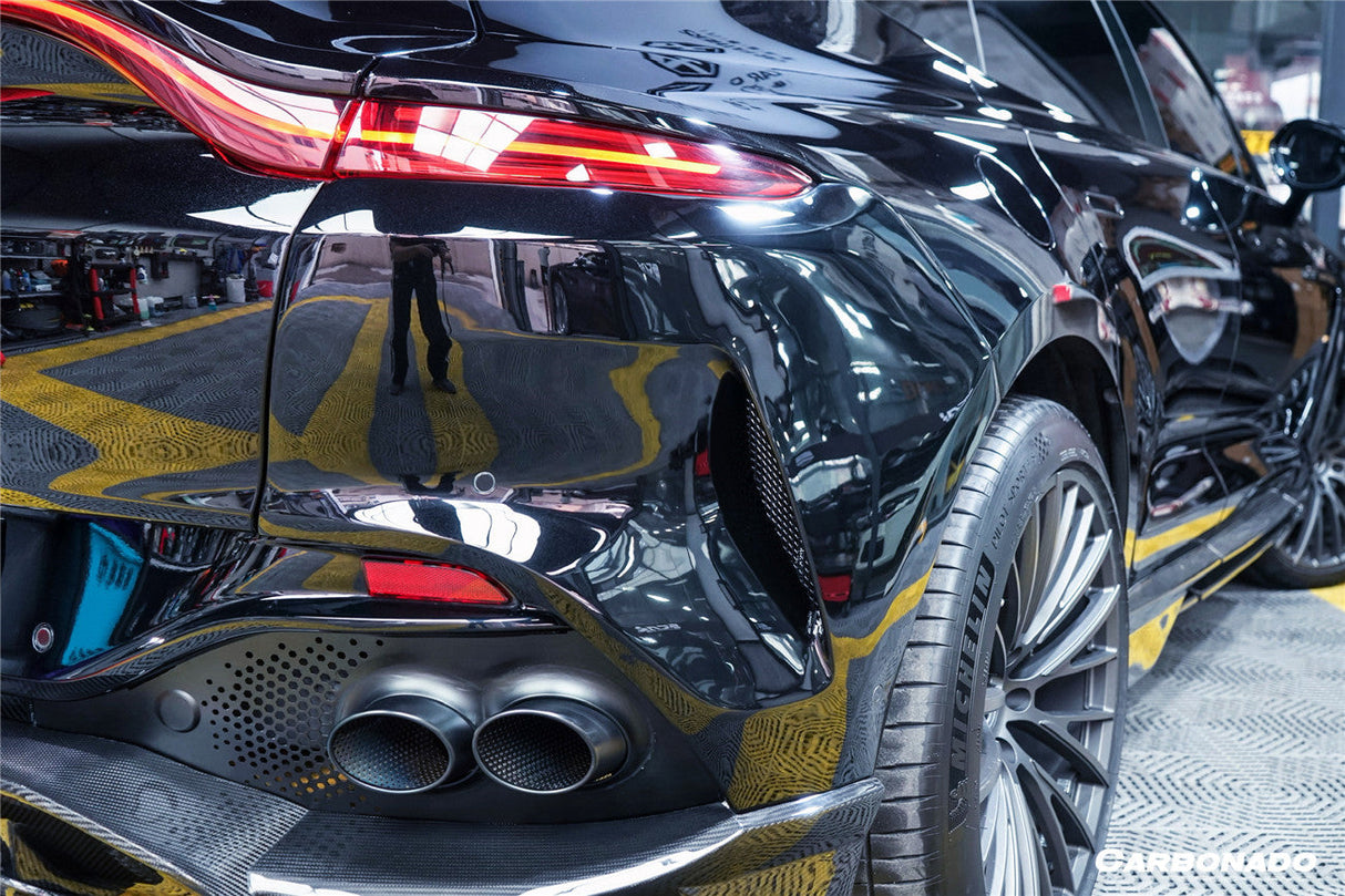 2021-2024 Aston Martin DBX 707 Style Dry Carbon Fiber Rear Bumper with  Exhaust tips