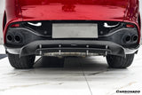 2021-2024 Aston Martin DBX 707 Style Dry Carbon Fiber Rear Bumper with  Exhaust tips