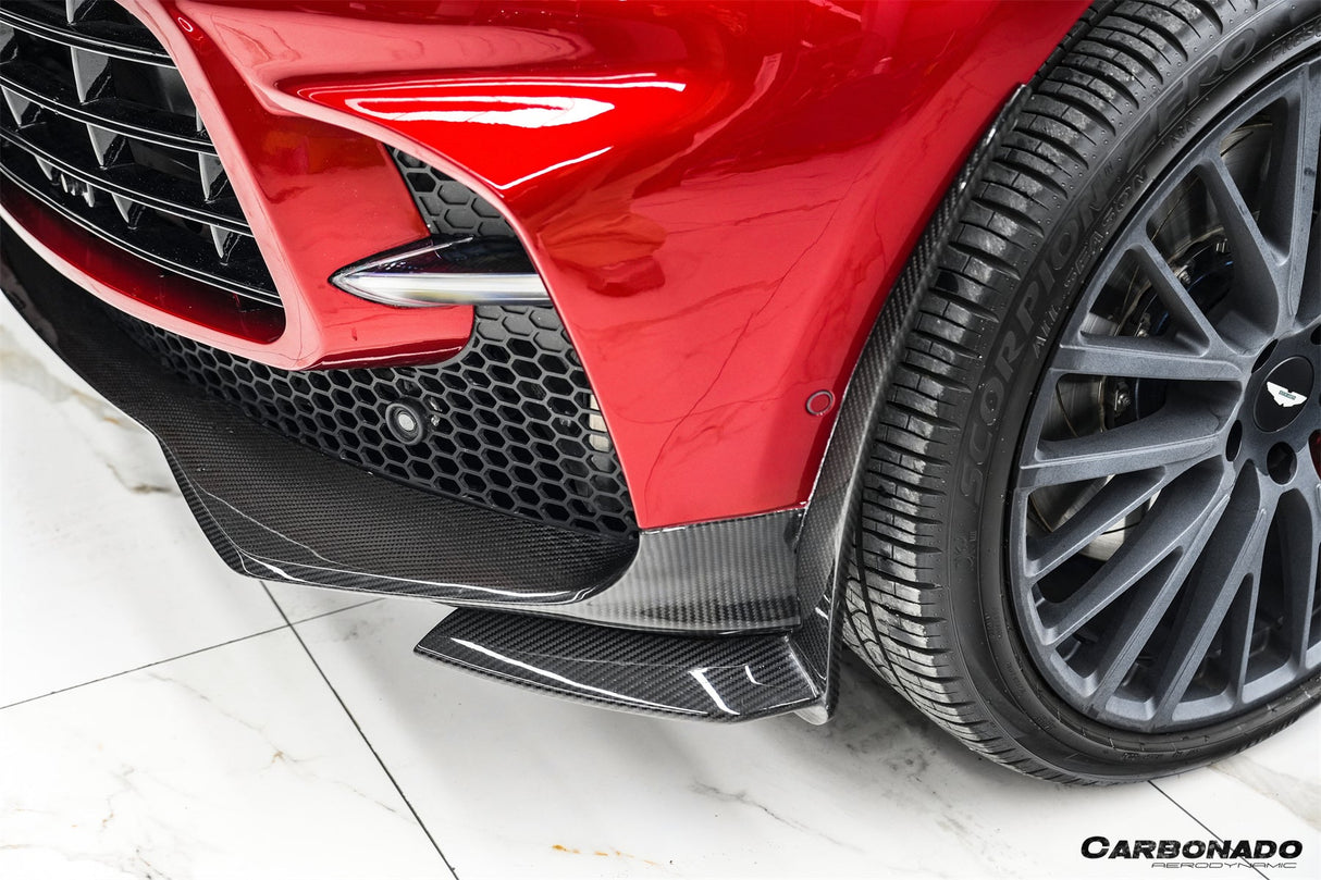 2021-2024 Aston Martin DBX 707 Style Dry Carbon Fiber Front Bumper With Lights
