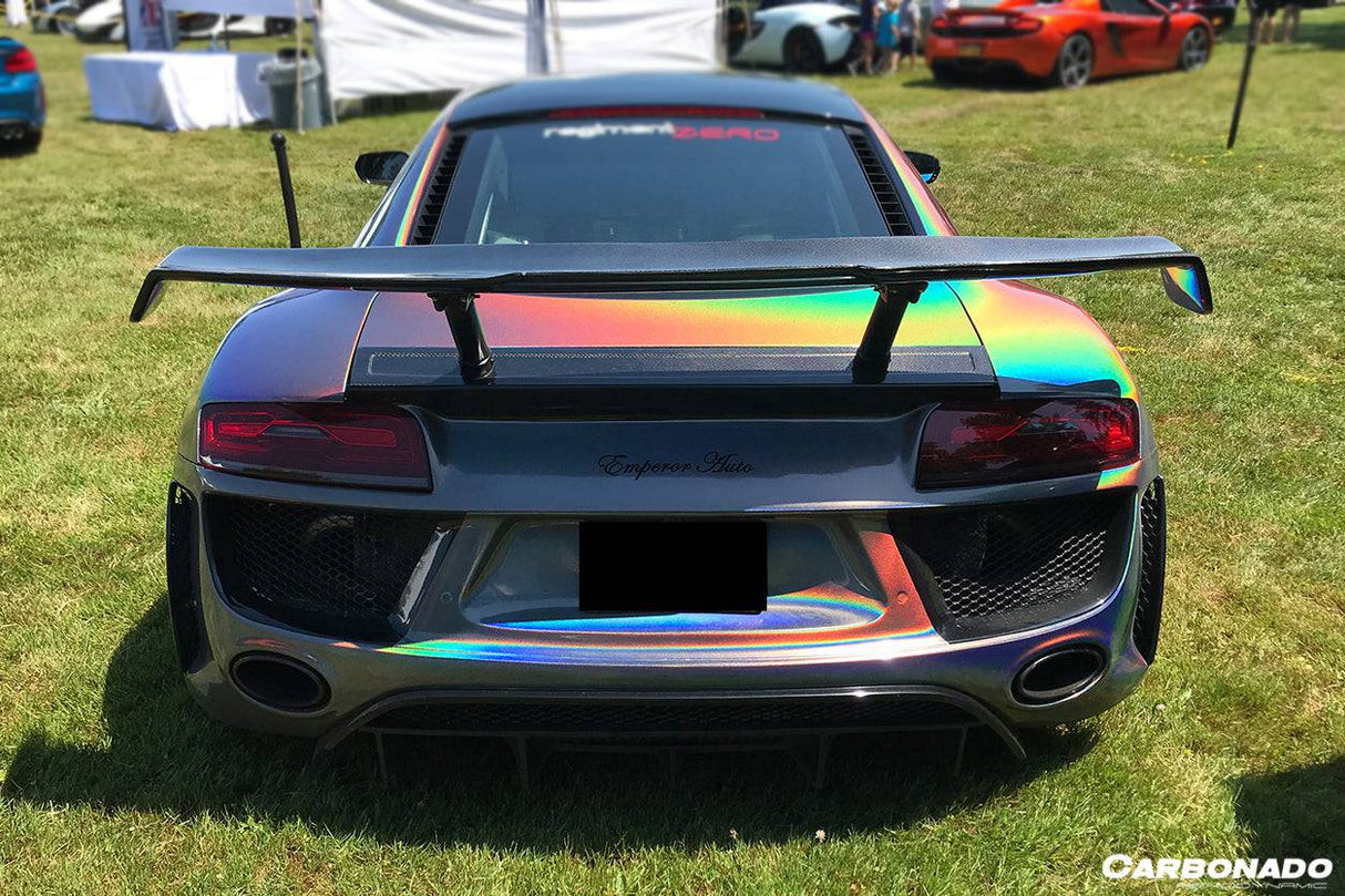 2006-2015 Audi R8 Coupe PI Style Carbon Fiber Trunk Spoiler Wing