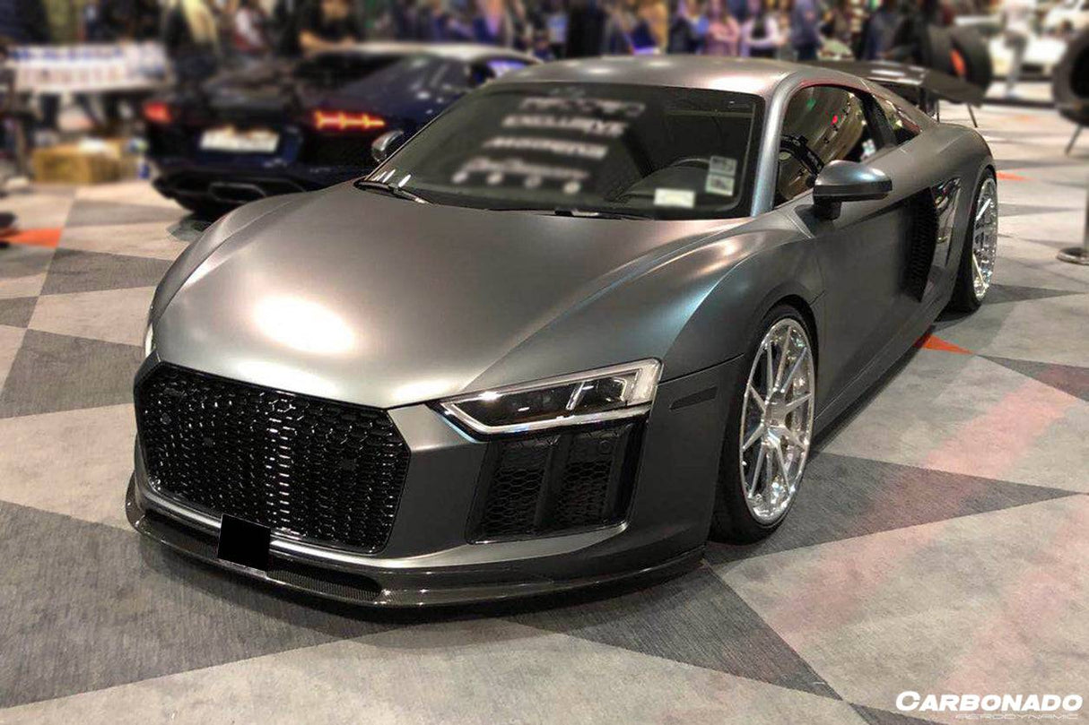 2016-2019 Audi R8 VRS Style Carbon Fiber Front Lip