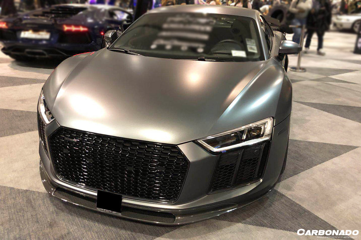 2016-2019 Audi R8 VRS Style Carbon Fiber Front Lip