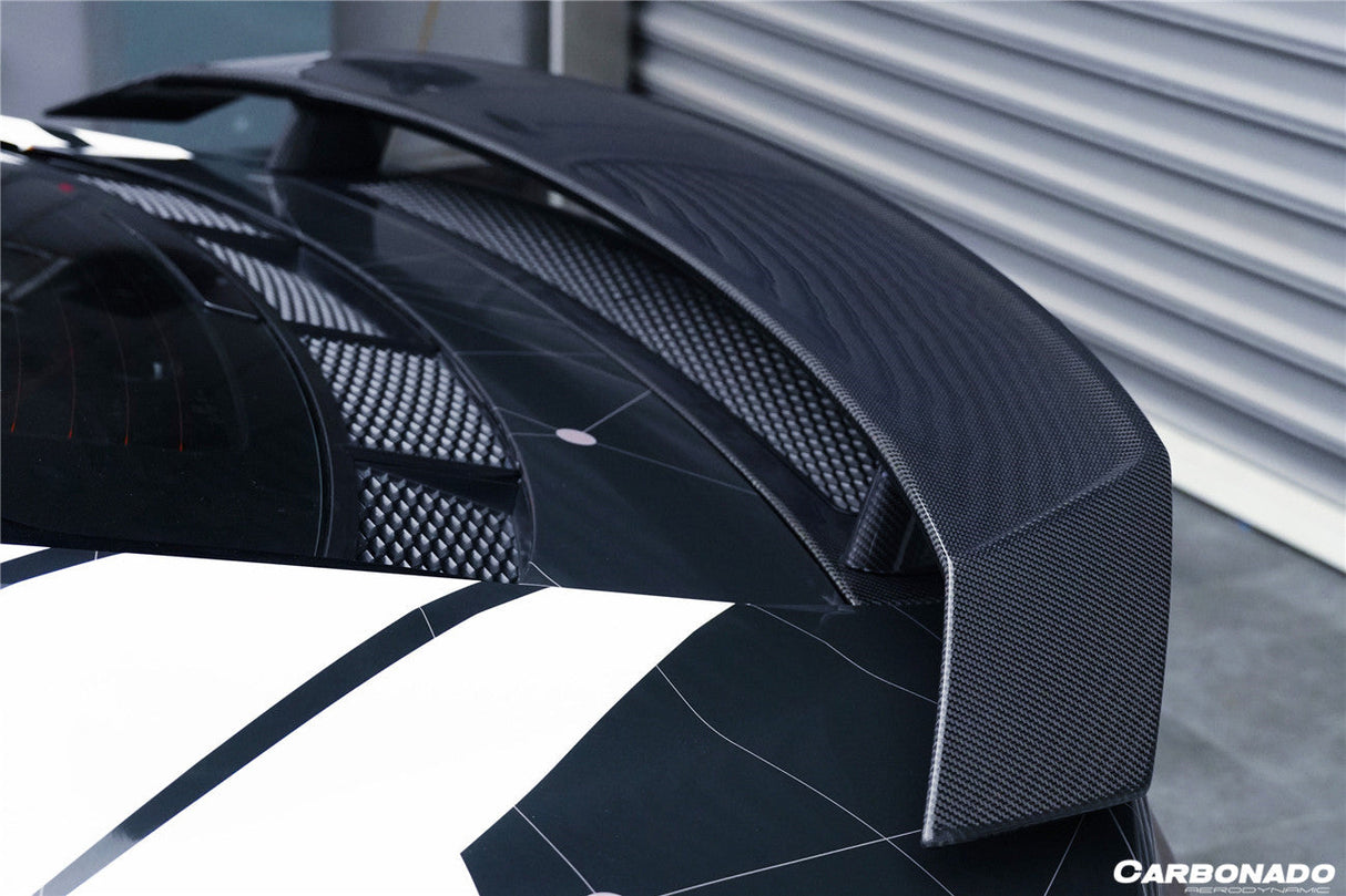 2016-2025 Audi R8 GEN2 Coupe ONLY GT Style Carbon Fiber Trunk Wing