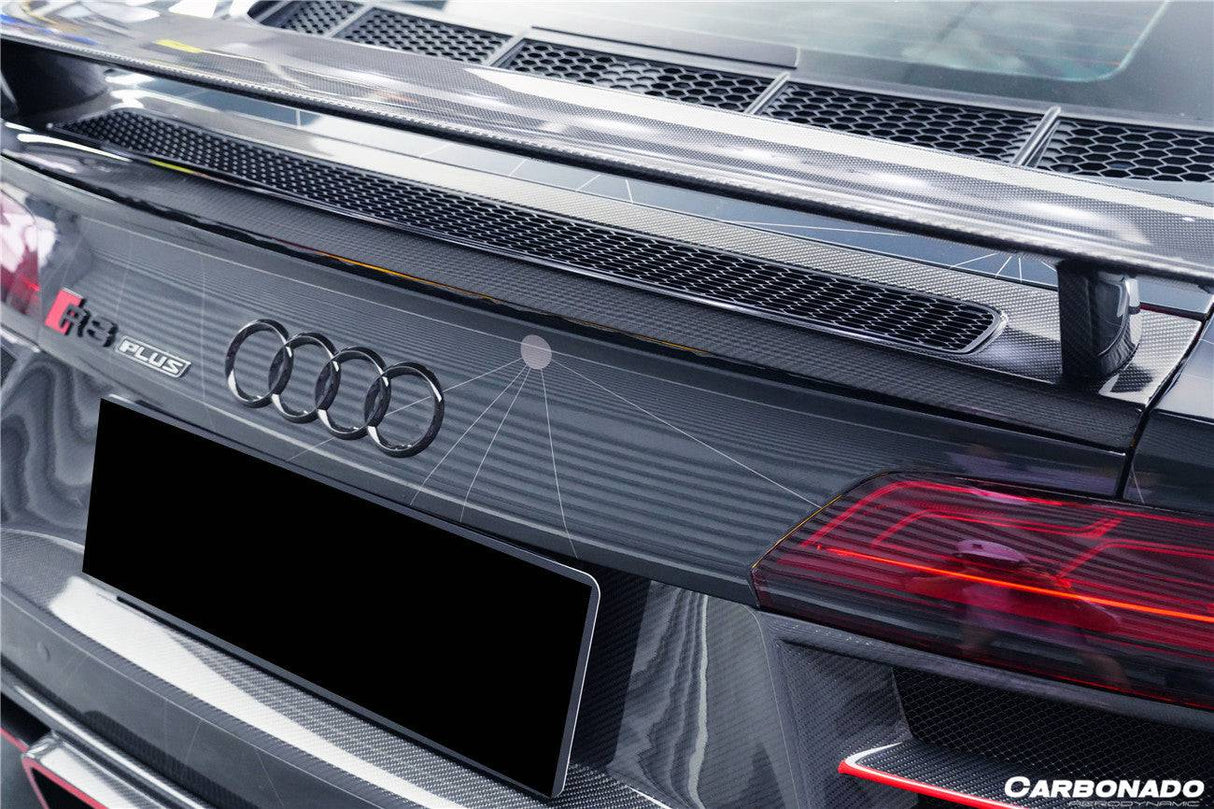 2016-2025 Audi R8 GEN2 Coupe ONLY GT Style Carbon Fiber Trunk Wing