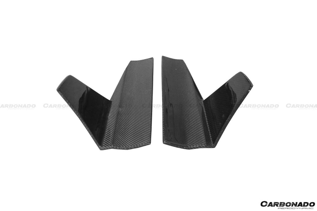2013-2020 Audi RS3 S3 A3 Sline Sedan BKSS Style Carbon Fiber Side Skirts Under Board with Winglets