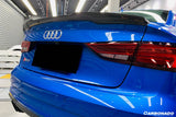 2013-2020 Audi S3  A3  RS3 8V Sedan RW Style Carbon Fiber Trunk Spoiler