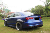 2013-2020 Audi S3  A3  RS3 8V Sedan RT Style Carbon Fiber Trunk Spoiler