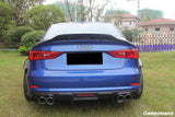 2013-2020 Audi S3  A3  RS3 8V Sedan RT Style Carbon Fiber Trunk Spoiler