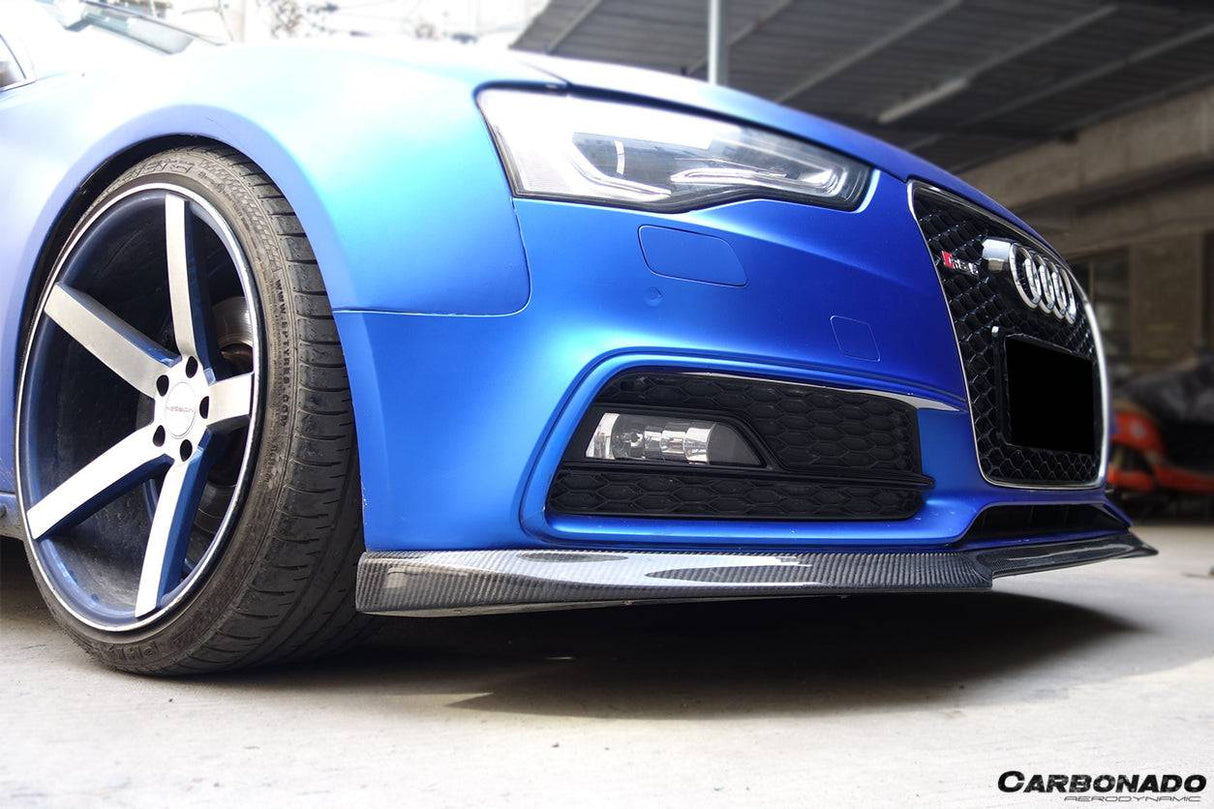 2009-2015 Audi A5 Sline S5 DM Style Carbon Fiber Front Lip