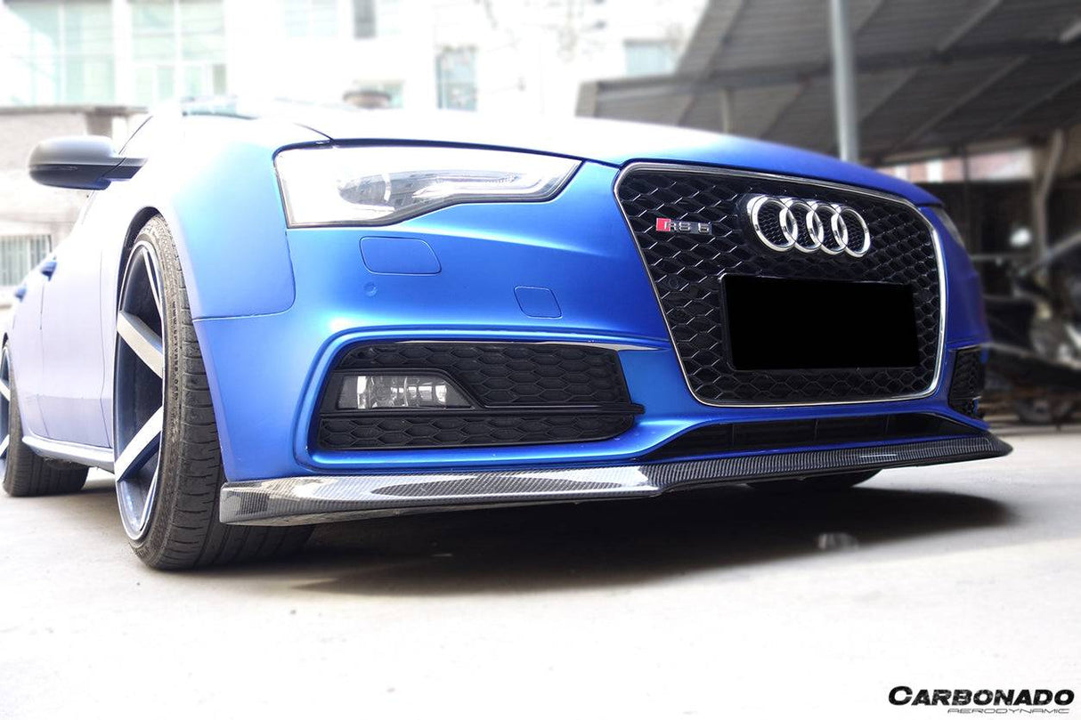 2009-2015 Audi A5 Sline S5 DM Style Carbon Fiber Front Lip