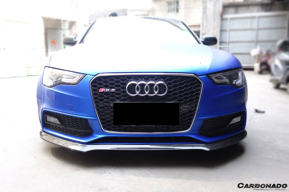 2009-2015 Audi A5 Sline S5 DM Style Carbon Fiber Front Lip