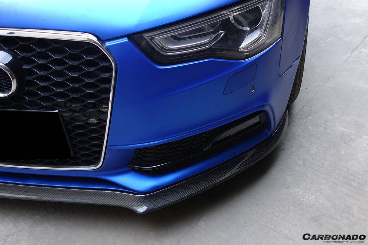 2009-2015 Audi A5 Sline S5 DM Style Carbon Fiber Front Lip