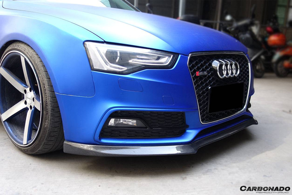 2009-2015 Audi A5 Sline S5 DM Style Carbon Fiber Front Lip